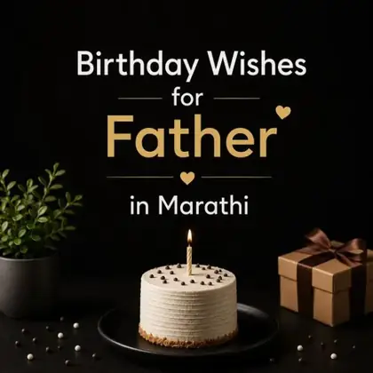 437+ वडिलांसाठी वाढदिवसाच्या शुभेच्छा | Birthday Wishes for Father in Marathi (2026)